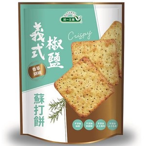統一生機義式椒鹽蘇打餅108g