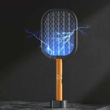 捕蚊拍 Lew 充電式電擊捕蚊拍 家用自動捕蚊器 紫光誘蚊捕蚊燈電蚊拍 捕蚊拍+捕蚊燈二合一