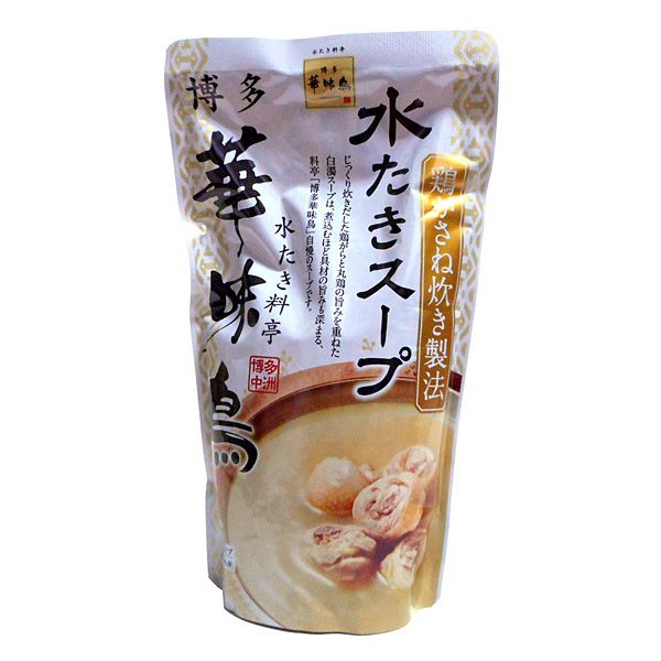 ★まとめ買い★　トリゼンフーズ　博多華味鳥水たきスープ600g　×12個