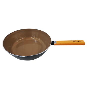 DROPS FORETT 不沾 28cm 深煎鍋 栗木手柄  1個