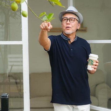 清倉爸爸夏裝短袖t恤中年男士立領老爸夏季純棉衣服中老年男裝