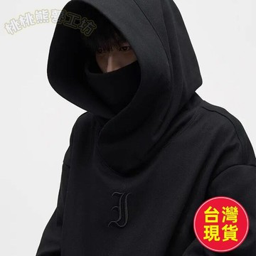 【復古高領衛衣】I人外套 社恐外套 社恐衛衣 社恐連帽 連帽衛衣 二次元外套 機能外套 高領衛衣 連帽外套