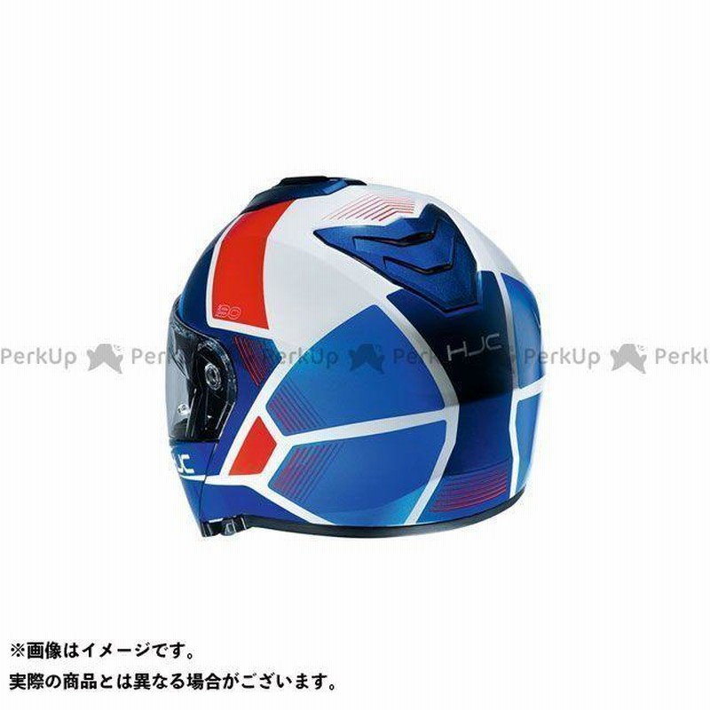 正規品）HJC システムヘルメット（フリップアップ） HJH190 i90 ホレン（ブルー/レッド） サイズ：L エイチジェイシー バイク 通販  LINEポイント最大0.5%GET LINEショッピング