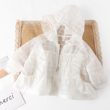 女童防曬衣超輕薄兒童防曬服空調衫寶寶外套夏季開衫上衣外衣童裝