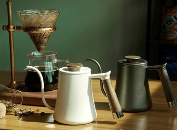 ??附發票??TIAMO 小蠻腰細口壺 600ML HA1644BK HA1644WH 咖啡手沖壺 手沖咖啡壺 手沖細口壺 聖誕禮物  露營手沖壺 細口手沖壺