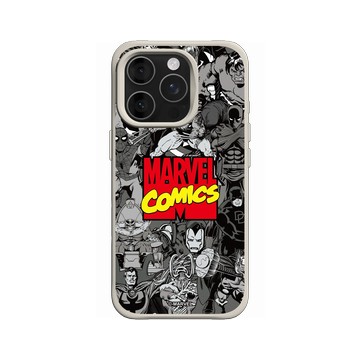 iPhone 16 Pro SolidX 貝殼灰 - 迪士尼-漫威 Marvel - 漫威英雄-漫畫標誌