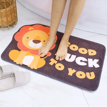 卡通衛生間吸水地墊可愛家用臥室進門地毯廁所門口腳墊浴室防滑墊