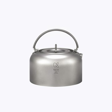 Keith 鈦燒水壺 1000ml / Ti3901.純鈦燒水壺 提梁壺 露營煮水壺 輕量熱水壺 鈦壺泡茶壺
