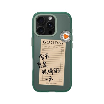 iPhone 16 Pro Clear 憂墨綠 - 好日曆 GOODAY (星期安有限公司) - 好日子筆記(黑字款)