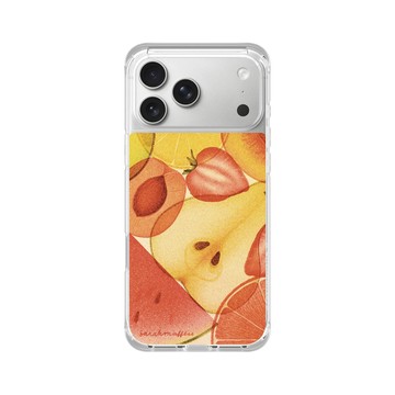 iPhone 17 Pro Max ClearX (MagSafe 兼容) 晶透白 - Sarah Mafféïs - 果實