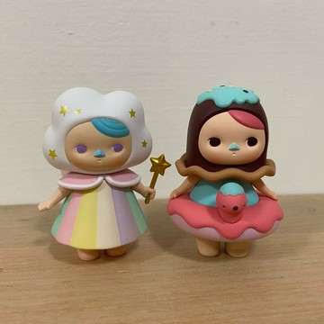 現貨 展示品 出清 Pucky 畢奇 夢幻精靈 雲朵 泳圈寶寶 甜甜圈 游泳圈 pop mart 泡泡馬特