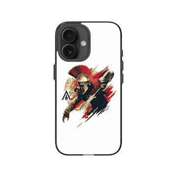 iPhone 16 Clear (相機按鈕) 酷墨灰 - Assassin's Creed - Alexios