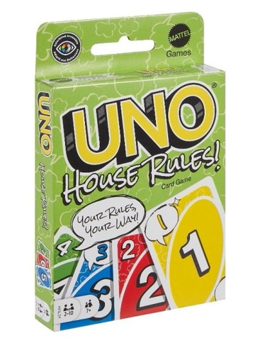 『高雄龐奇桌遊』 UNO卡牌遊戲 遵守家規 UNO HOUSE RULES 正版桌上遊戲專賣店