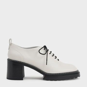 綁帶英倫厚底鞋