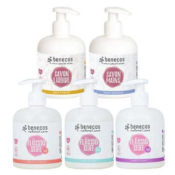 德國 Benecos 三合一液態皂 洗手乳 300ml 橙香/ 溫和/異國/ 清新/甜美手 臉 身體 附發票現貨 ｜滿額領券最高現折$200⚡保養 美妝 品牌香氛 【心心哈德】