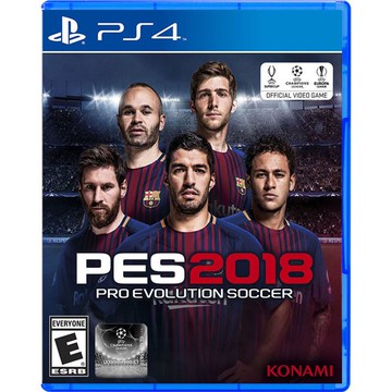 索尼PS4遊戲片 實況足球2018 PES2018   繁體中文 全新/二手