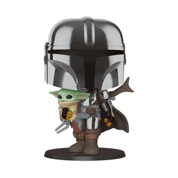 FUNKO POP StarWars曼達洛人-10Mand.WChrome FN49931