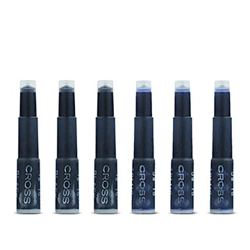 CROSS Fountain Pen 鋼筆墨水卡管 藍/黑 6入 /卡 C8924【APP滿額下單10%點數(單一帳號最高5000點)】1/31止