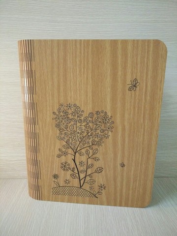 【教師節禮物】(A5)─體成型6孔筆記本─心之樹