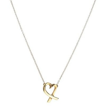 Tiffany&Co. 經典Loving Heart系列18K黃金愛心項鍊(金)