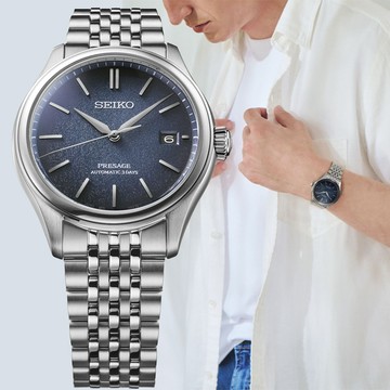 SEIKO 精工 Presage Classic系列 日本藍機械錶-40.2mm(SPB525J1/6R55-00H0B)