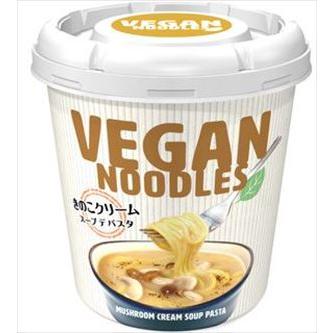 送料無料 ヤマダイ ヴィーガンヌードルきのこクリーム スープデパスタ 57g×12個