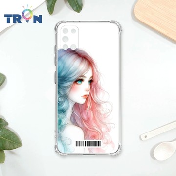 TRON 三星 A31 不愛笑的女孩 四角防摔載具殼 軟殼 手機殼