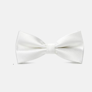 【拉福】兒童領結糾糾亮面小紳士專用領結(兒童 純白)