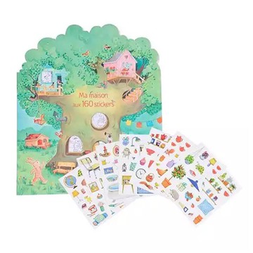 Moulin Roty - 貼紙遊戲書-森林冒險