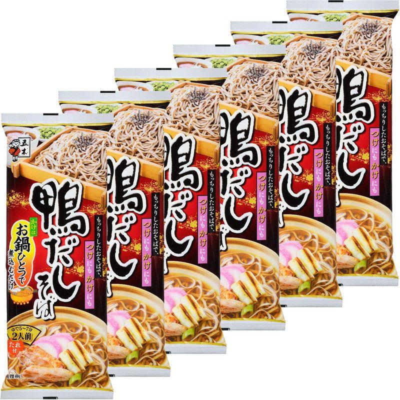 五木食品 鴨だしそば 228g×6個