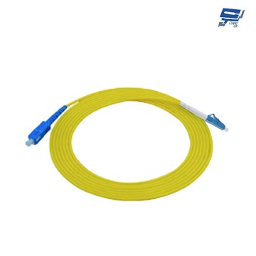 昌運監視器 djs-sc-lc-1s-03 sc-lc 3m 單芯單模光纖跳線