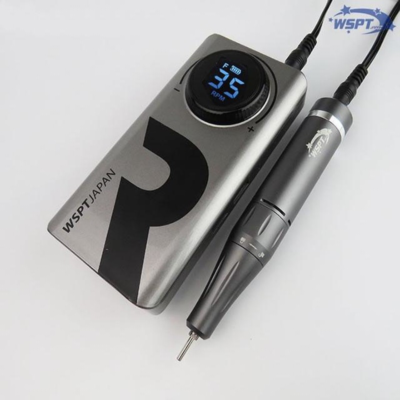 WSPT JAPAN ネイルマシン RIKI 35,000rpm ダークグレー