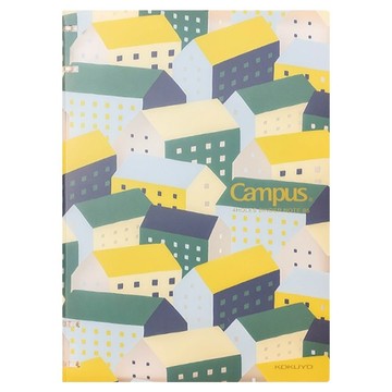 KOKUYO 國譽 Campus SOUSOU III 4孔活頁本 8mm橫線  北國 藍色  1本