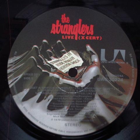 STRANGLERS， THE-Live X Cert (UK Inner CS)