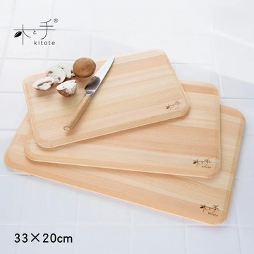 【KITOTE】日本製超輕量檜木砧板33×20cm(日本奈良產檜木/可進洗碗機)