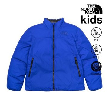 【The North Face 官方旗艦】北面經典ICON兒童藍色DWR防潑水羽絨外套｜8KZ0CZ6