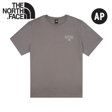【The North Face 男 重磅外星人系列寬鬆短袖T恤《煙燻灰》】8GW0/登山/短袖T恤/FlashDry/短T