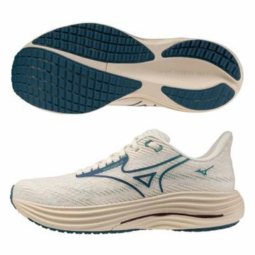 MIZUNO 美津濃 慢跑鞋 男鞋 女鞋 運動鞋 緩震 2E楦 RIDER 卡其綠 J1GC250582 (1031)