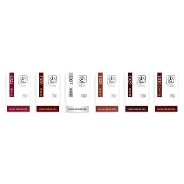 LADIES 香色 固態眼影膠套組  6色  1組