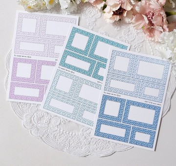 情緒畫框紙 (單色)