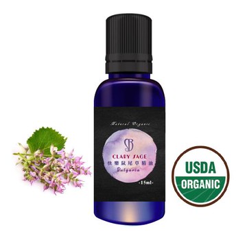 simple beauty健康美人 有機單方快樂鼠尾草精油15ml(安定情緒、抗老、助眠、放鬆身心)