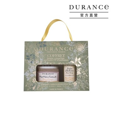 DURANCE朵昂思 香氛蠟燭噴霧禮盒-盛開橙花[蠟燭180g+居家噴霧100ml]-盛開橙花