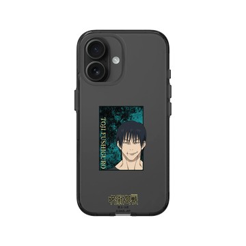 iPhone 16 Clear (相機按鈕) 酷墨灰 - Jujutsu Kaisen 咒術迴戰 S2 - 懷玉・玉折角色系列-伏黑甚爾