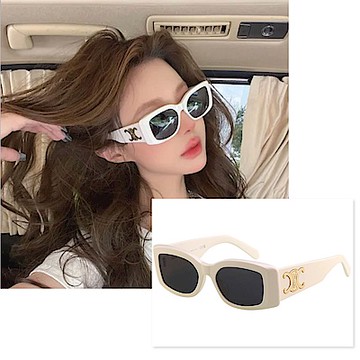 CELINE 凱旋門 太陽眼鏡(象牙白)CL40282U