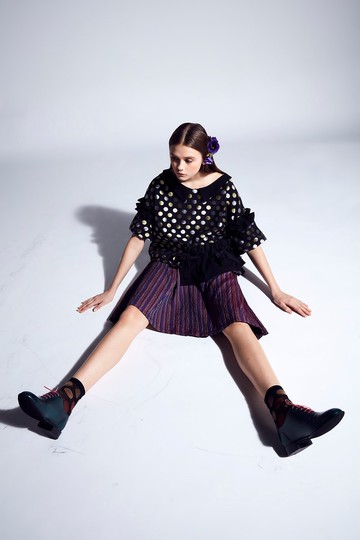 moi non plus 愛黛兒吊帶裙 - 義大利面料 - 紫