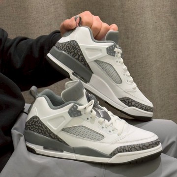 S.G NIKE JORDAN SPIZIKE LOW 休閒鞋 FQ1759-102 白灰 爆裂紋 氣墊 復古鞋 籃球鞋
