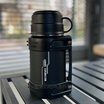 墩墩壺316不銹鋼保溫壺大容量戶外車載泡茶水壺大號便攜熱水瓶3升