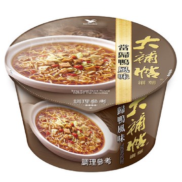統一大補帖當歸鴨細麵(碗)102g