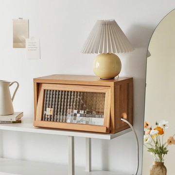 WOORI木▹電線收納集線盒 - 淺原木