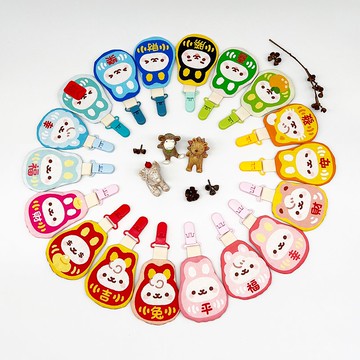 【小熊比比】兔年福神達摩不倒翁平安福袋 護身符袋AirTag